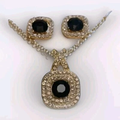 Новый с Ярлыками Anne Klein ожерелье серьги комплект дизайнер подпись недвижимости ювелирных изделий (707) - Изображение 1 из 4