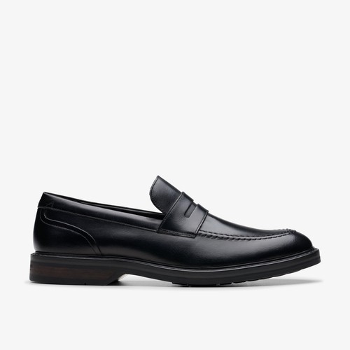 Clarks Aldwin Step uomo in pelle nera 26178429
