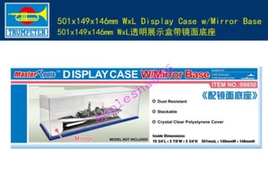 TRUMPETER 09850 501X149X146MM WxL DISPLAY CASE W/MIRROR BASE - Picture 1 of 1