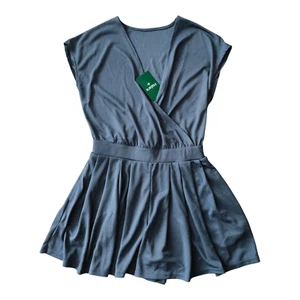 Halara Sommer Jumpsuit Einteiler Gr S Grau V-Ausschnitt NEU - Bild 1 von 3