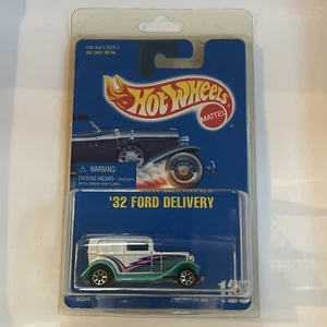 Hot Wheels 32 Ford Delivery 1992 Collector #135 White Turquoise Die Cast - Picture 1 of 3