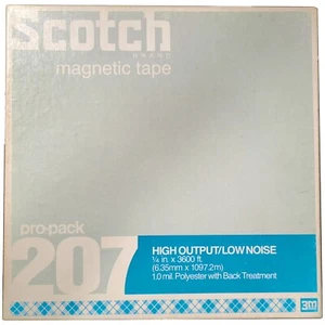 Cinta de grabación de sonido Scotch Ultra-Dynamic 35-180 1/4"" x 3.600 ft, 10,5 pulgadas, 180 min - Imagen 1 de 4