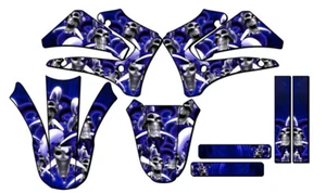 2000-2007 TTR 125 JESTER Blue Senge Graphics Kit Compatible with Yamaha - Picture 1 of 10