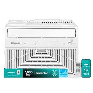 Hisense 6,000 BTU Smart Inverter Window Air Conditioner, 3 modes (Cooling, Fan, - Picture 1 of 6