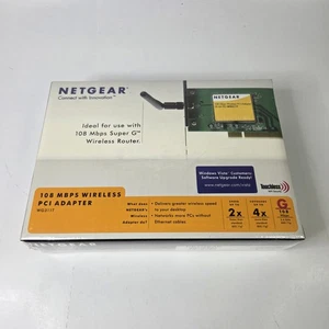 Adaptador PCI inalámbrico NetGear WG311TNA 108Mbps 32 bits nuevo en caja - Imagen 1 de 10