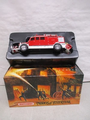 Matchbox Models of Yesteryear Fire Engine Series 1938 Mercedes KS15 Fire Truck - Image 1 of 3