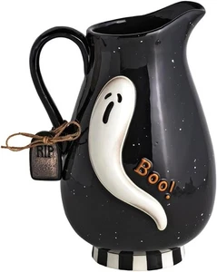 Mud Pie Glow Ghost Servierkrug 65 Unzen Halloween Dekor - Bild 1 von 1