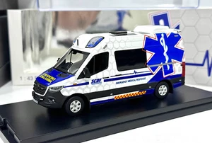 Obra Maestra Coleccionables 1/43 Singapur Séptima Generación Ambulancia Modelo - Imagen 1 de 9