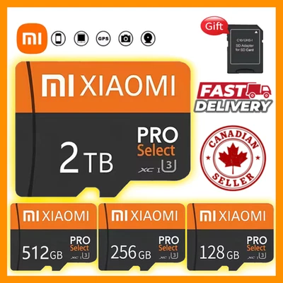 2TB 1TB 512GB 256GB 128GB Micro SD TF Memory Card High Speed Ultra Class 10 U3 - Image 1 of 4