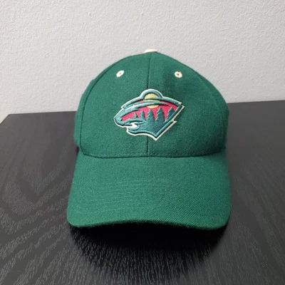 Minnesota Wild Nike Lana Ajustable Correa Sombrero Verde Adulto NHL Foto 1 de 4