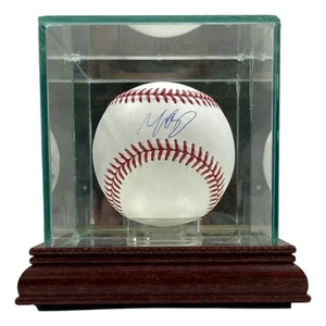 Mookie Betts Dodgers Signed Rawlings Official MLB Baseball w/ Glass Case JSA - Picture 1 of 5