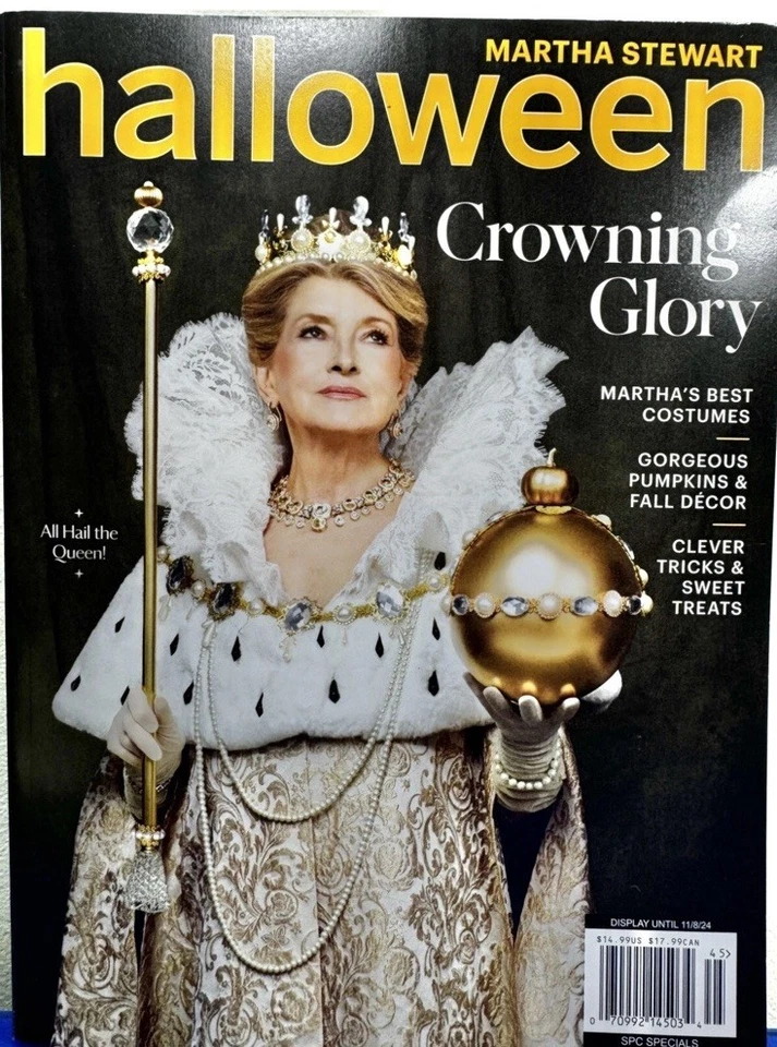 Martha Stewart Halloween December 2024 Magazine Crowning Glory Best Costumes - Image 1 of 1
