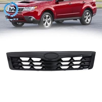 Traje de rejilla de malla negra brillante de plástico para Subaru Forester 2009-2013 91121SC050GBK Foto 1 de 4