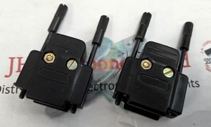 CAPPUCCIO Connettore "D" 9 VIE Plastica Col: Nero (x 2off) - Foto 1 di 2