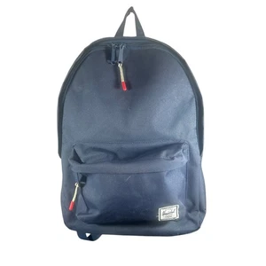 Herschel Unisex Classic Backpack Navy Blue Striped Lining Medium Durable Nylon - Picture 1 of 15
