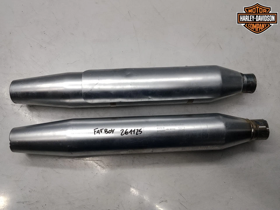 65870-10 Scarichi Harley Davidson Softail Fat Boy Lo FLSTFB ANV 2010 2016 2017 - Immagine 1 di 4