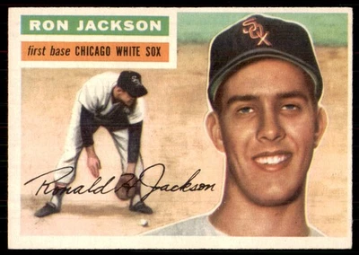 1956 Topps NM #186 Ron Jackson Chicago White Sox - Image 1 of 2