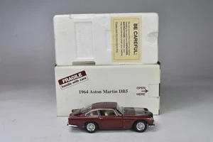 DANBURY MINT 1964 ASTON MARTIN DB5 COUPE DUBONNET RED COT ORIGINAL BOX #08316 - Picture 1 of 9