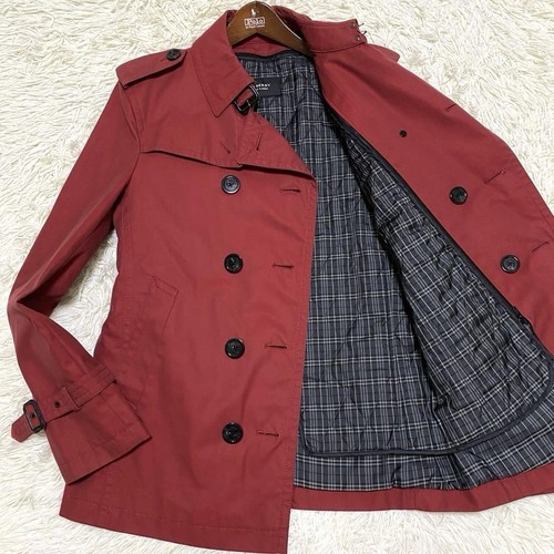 Burberry trench coat etichetta nera con fodera L m1_0715