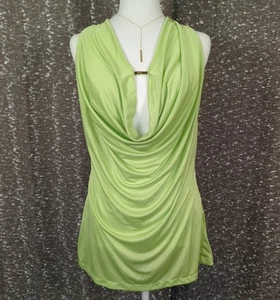 Victoria's Secret sehr sexy neongrün Neckholder rückenfrei Satin Top Kleid Damen L - Bild 1 von 10