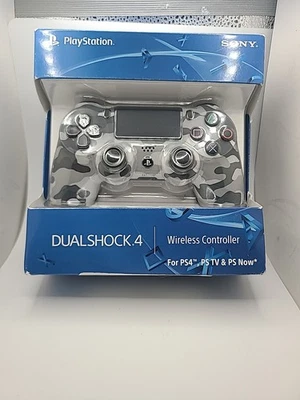 Controle sem fio Sony PlayStation PS4 DualShock 4 branco camuflado urbano - Imagem 1 de 4