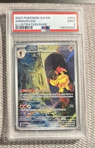 PSA 9 Pokemon Graded Karte Armarouge 203/198 MINT - Bild 1 von 2