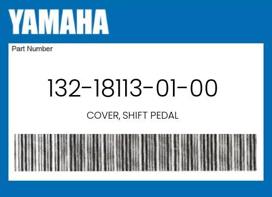 Capa genuína Yamaha, pedal de mudança - 132-18113-01-00 - Imagem 1 de 4