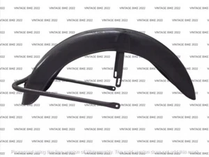 FIT Triumph t120 bonneville t110 650 preunit 1959 raw steel front fender & stay - Picture 1 of 5