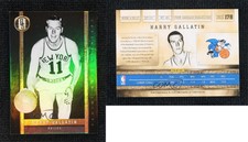 2011-12 Panini Gold Standard Black Gold 1/1 Harry Gallatin #178 HOF