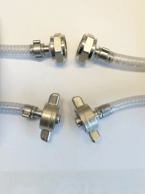 Bier oder Kohlensäure Schlauch Rehau Fadenamierung 10Bar 7mm Flügel/Sechskant