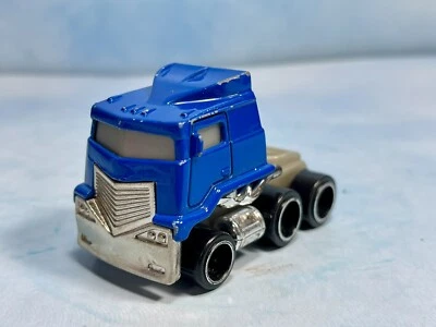Vintage Hot Wheels Semi Truck Big Rig Blue Plastic Toy - Image 1 of 2