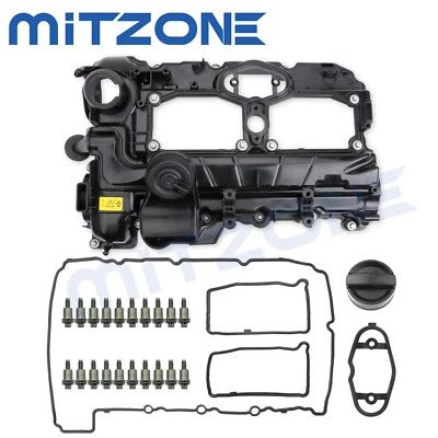 Engine Valve Cover w/ Gasket for 12-16 BMW 228i 328i 428i F22 F32 N26 2.0L Turbo - Image 1 of 4