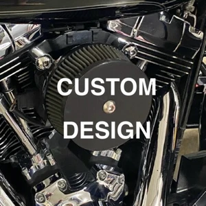 Harley Davidson, Motorcycle Air Filter Cover Air Cleaner Cover 5.5” Diameter - Picture 1 of 6