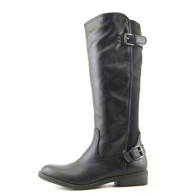 Nuevo REPORT Harwin Negro Hasta la Rodilla Bota de Equitación Para Mujer 6 Foto 1 de 2