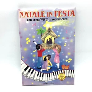 VINTAGE LIBRO PIANOFORTE ANNI 80 NATALE IN FESTA LIBRO PIANO #NUOVO GC - Picture 1 of 3