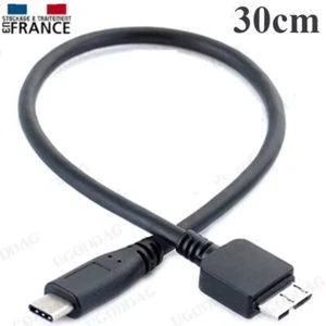 PH26 Ⓡ Câble iphone USB Type-C vers Micro B 3.0 pour disque dur externe - Imagen 1 de 3