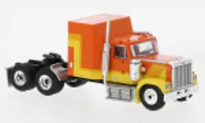 BREKINA 85778 GMC General Orange, Yellow, 1980, H0, New 2022 - Picture 1 of 1