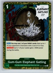 Gum-Gum Elephant Foil OP11-038 A Fist of Divine Speed One Piece CCG - Picture 1 of 1
