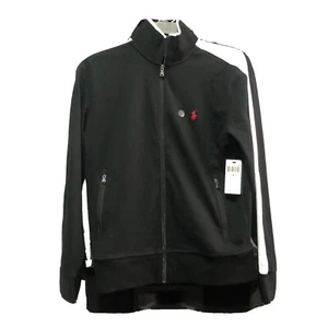 Polo Ralph Lauren Mens Full Zip Track Jacket Black Size Small New with defect! - Picture 1 of 3