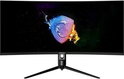 MSI MAG342CQR 34" 3440x1440 1ms 144Hz Curved Monitor Certified Refurbished - Image 1 of 4