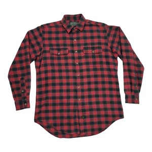Ralph Lauren Polo Country Button Up Flannel Shirt Plaid Men's Size M Red Green - Picture 1 of 5