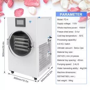 Sistema di essiccazione liofilizzatore liofilizzatore per alimenti ortaggi frutta -35°C 0,4 m2 - Foto 1 di 17