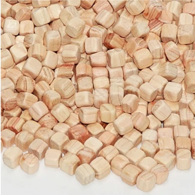 Cubo de madera de ciprés Hinoki natural premium astillas efecto fitoncida 2,2 ib Foto 1 de 3