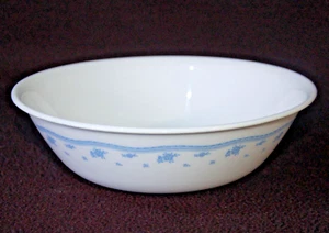 Corelle AZUL MAÑANA ~ 1 Qt. Tazón para servir ~ 8-1/2" ~ En muy buena condición de colección - Imagen 1 de 4