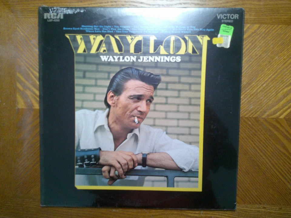 NEW SEALED RCA VICTOR LP RECORD/WAYLON JENNINGS/ WAYLON/1970 COUNTRY ORIGINAL - Image 1 of 2