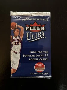 2007-08 Fleer Ultra NBA paquete sellado de tarjetas de baloncesto (Kobe, LeBron, Wade, Durant) - Imagen 1 de 2