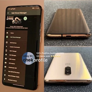 Kali Linux OnePlus 7 Pro 8GB RAM Nethunter 2023.2 Almond (Gold) - Picture 1 of 7