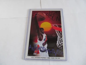 MINT 1990's ANTONIO MCDYESS "RISING SUN" PHOENIX SUNS NBA ORIGINAL MINI POSTER - Picture 1 of 1