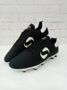 Scarpe da calcio Sondico Strike FG Junior taglia 6 nere bianche nuove senza etichette borchie sagomate - Foto 1 di 16