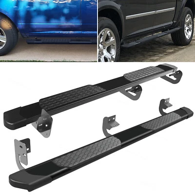 6.29" Running Boards Fits 2009-2018 Dodge Ram 1500 2010-2023 Ram 2500 Crew Cab Foto 1 de 4